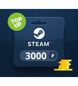 Steam RUB 3000 Top Up Steam Key EUROPE